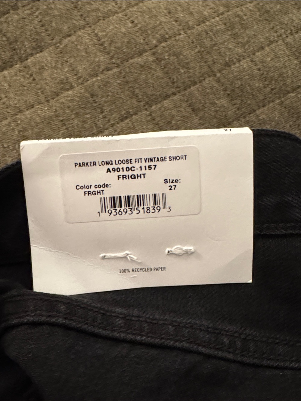 nwt agolde long Parker short - Picture 7 of 9